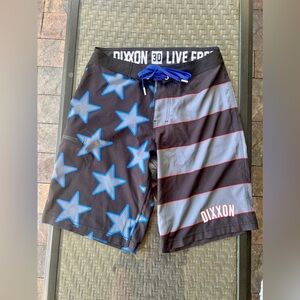 Dixxon Men’s Board Shorts - Black Ops 2.0 4th of July